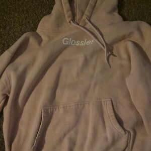 Glossier Blush Logo Hoodie